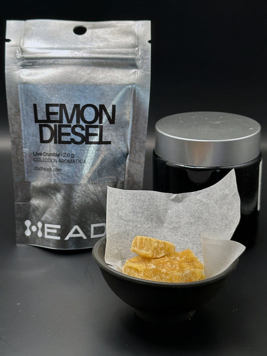 Extracto de CBD  LEMON DIESEL | CBD EXTRACTO  LIVE RESIN CRUMBLE