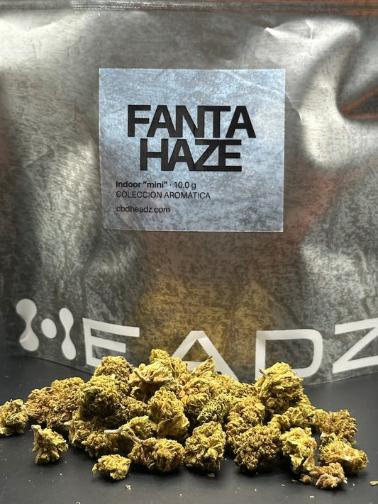 Flores mini Fanta Haze CBD con bolsa HEADZ